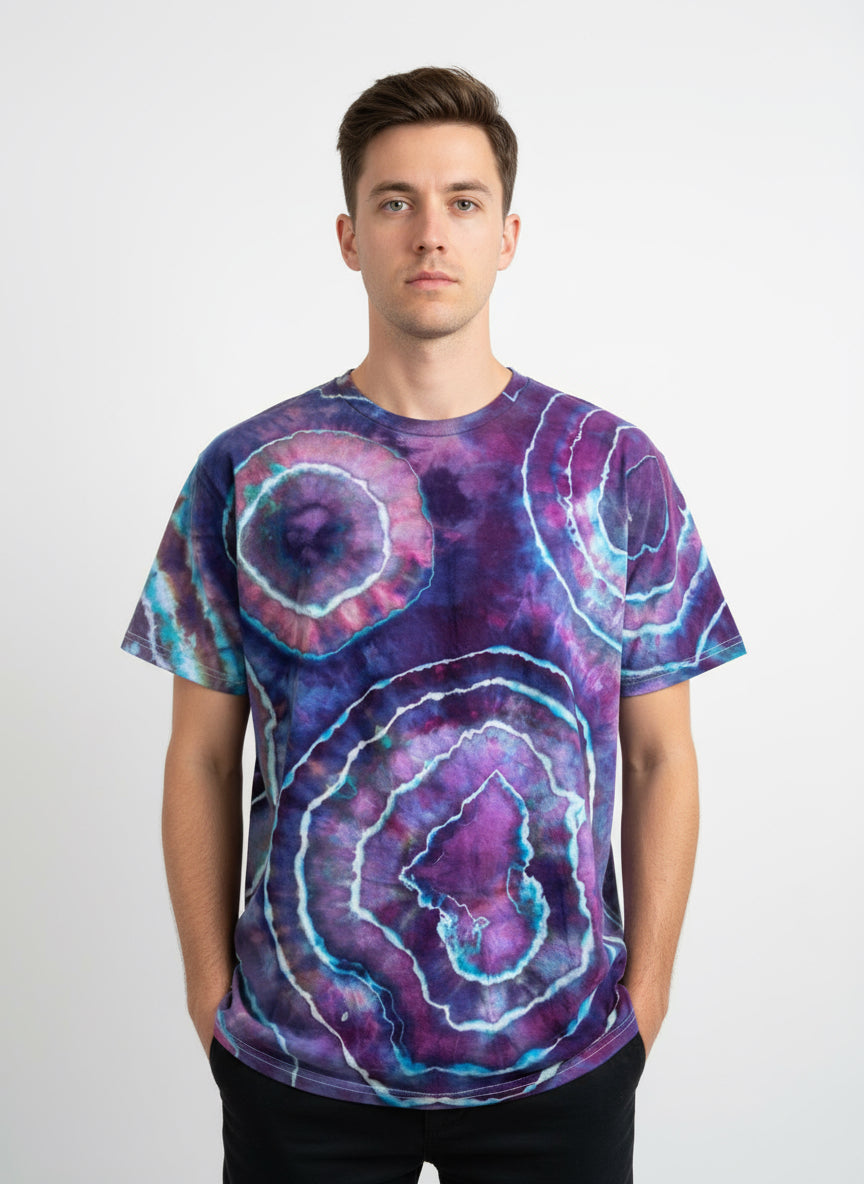 Geode Bloom — Upcycled XL Bay Island Tee