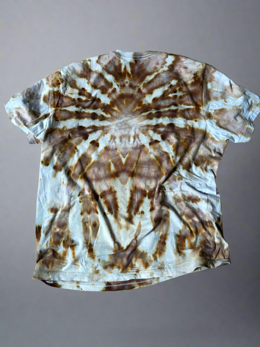 Sahara Sunburst Tie-Dye T-Shirt – XL (Bella Canvas 3001)