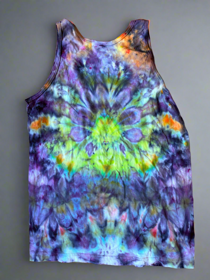 Solar Bloom Tie-Dye Tank Top – S (M&O 4505)