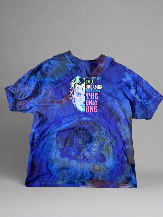 Upcycled “Dreamer” Tie-Dye Tee – 2XL