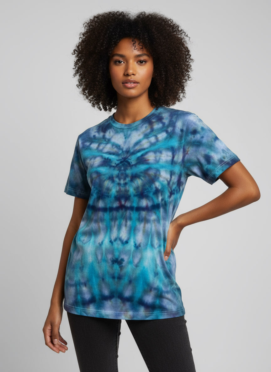 Tidal Veil – Tie-Dye Tee (M Bella+Canvas 3001)