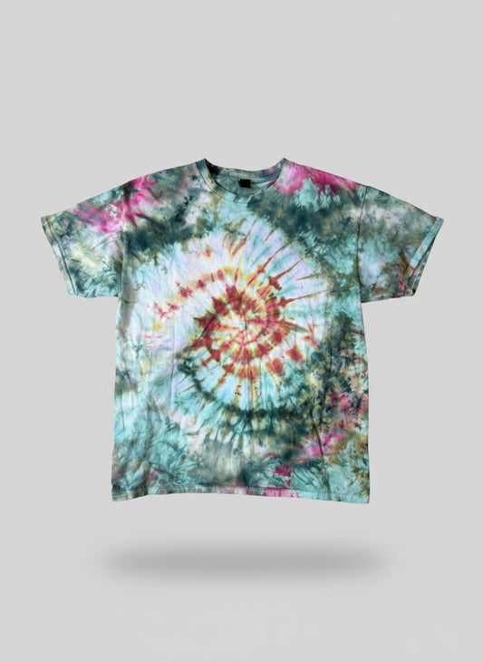 Woodland Ember – Tie-Dye Tee (L Gildan 2000)