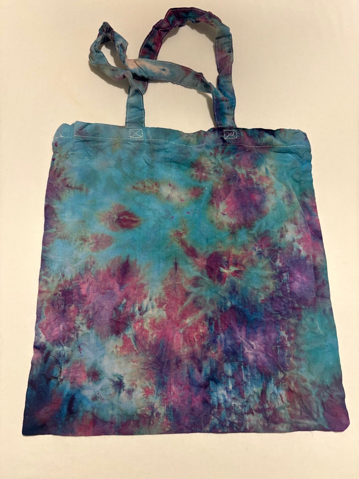 Hand-Dyed Canvas Tote Bag – Boxy Shopper Style – Dyed in Ottawa, Canada