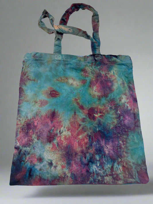 Hand-Dyed Canvas Tote Bag – Boxy Shopper Style – Dyed in Ottawa, Canada