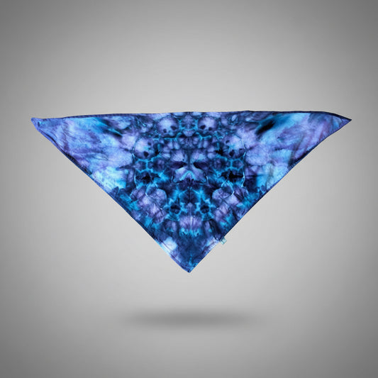 Ghosts in the Ice – Hand-Dyed Triangle Bandana