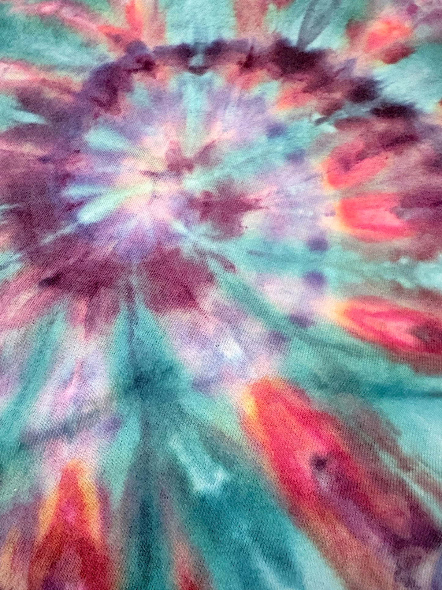 Midnight Bloom Spiral — Medium American Apparel Long Sleeve