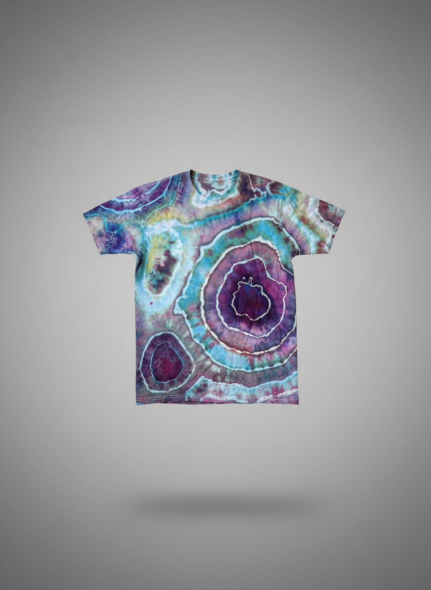 Geode Bloom — Upcycled XL Bay Island Tee