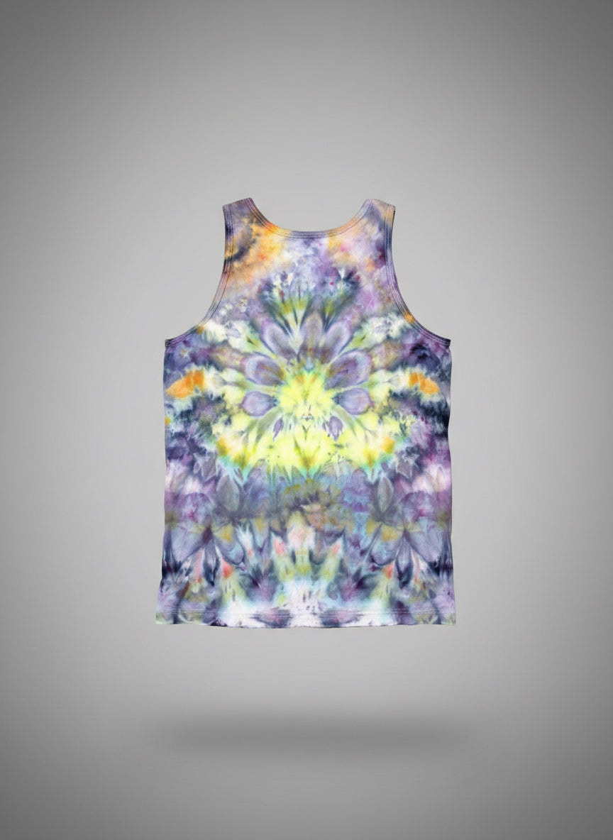 Solar Bloom Tie-Dye Tank Top – S (M&O 4505)
