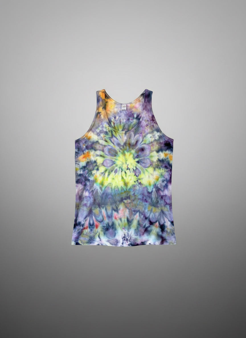 Solar Bloom Tie-Dye Tank Top – S (M&O 4505)