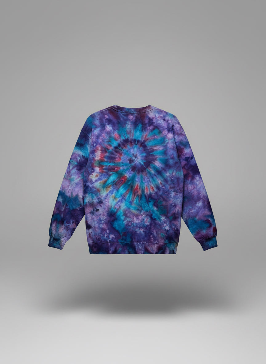 Midnight Bloom Spiral — Medium American Apparel Long Sleeve