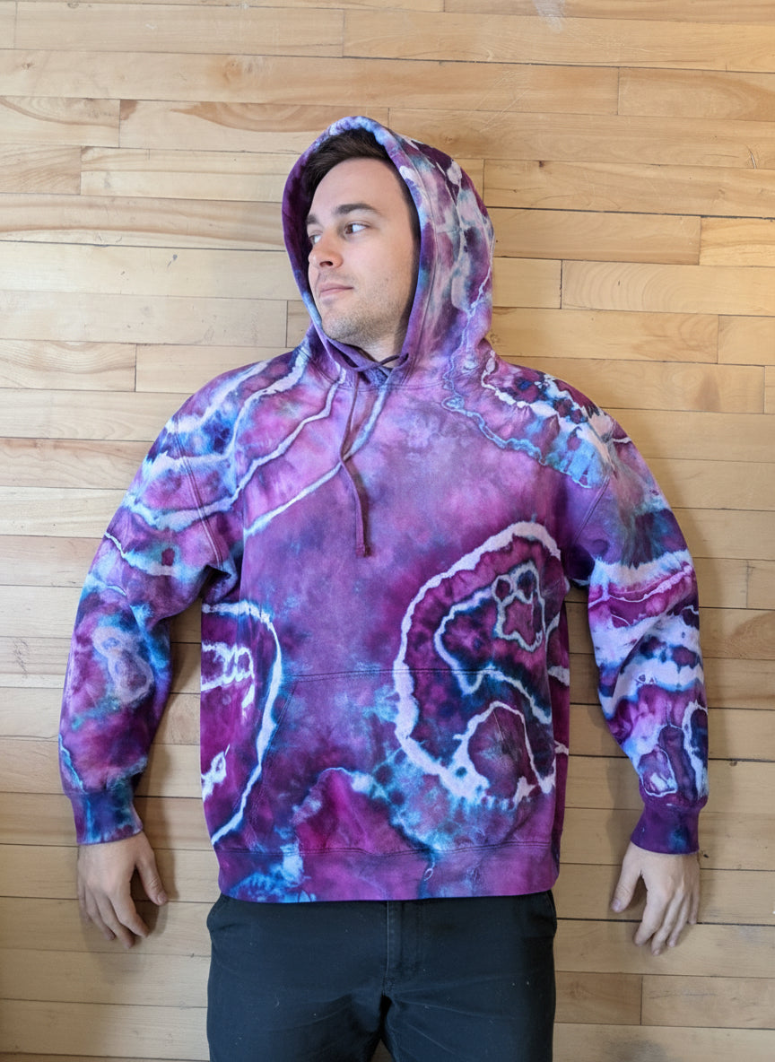Geode Bloom — Large Comfort Colors Hoodie