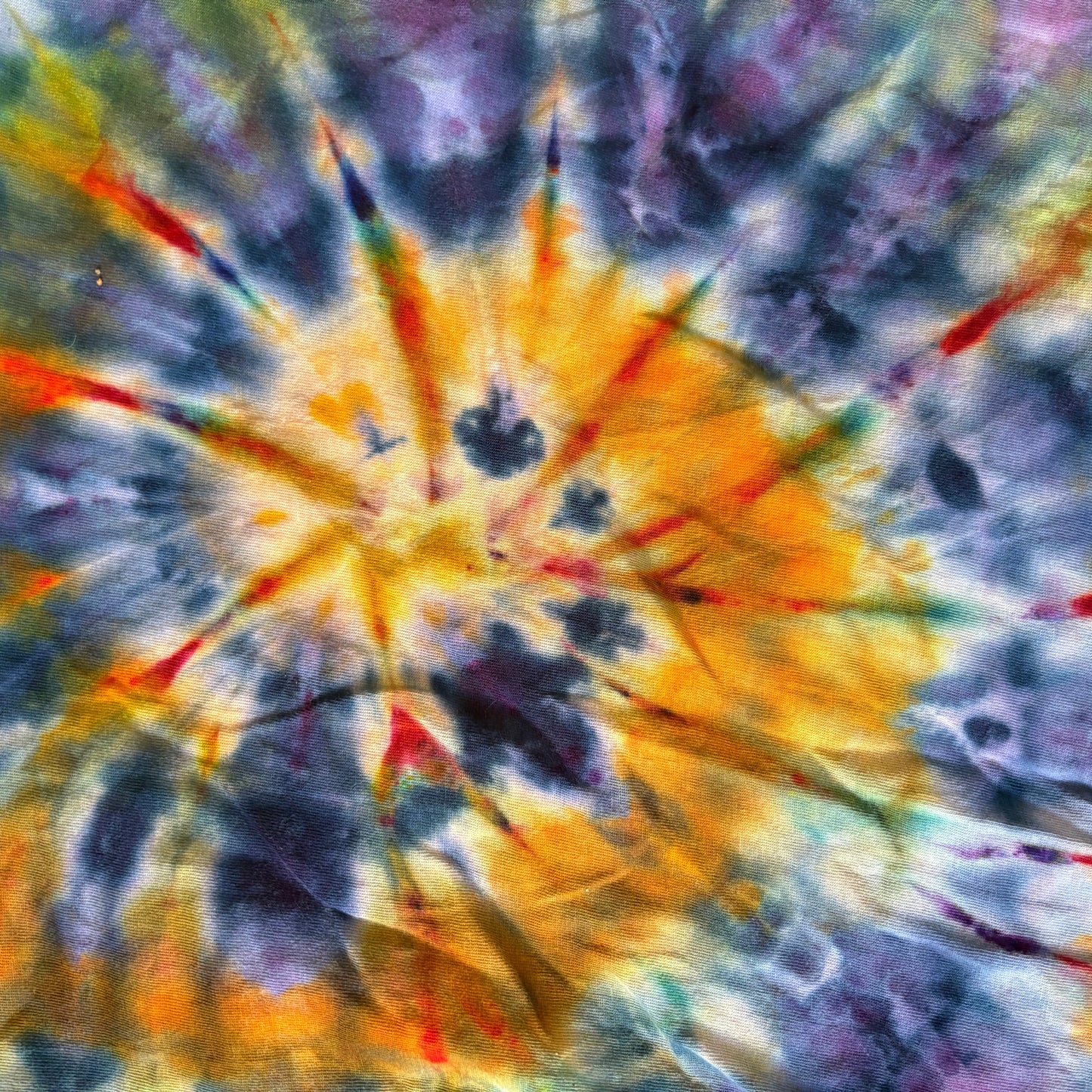 Sunburst Serpent Tie-Dye Tee – L (Women’s Gildan Softstyle Midweight)