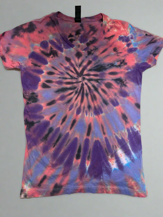 Mixed Results Tie Dye T-Shirt – [S Women's Fit V-neck]