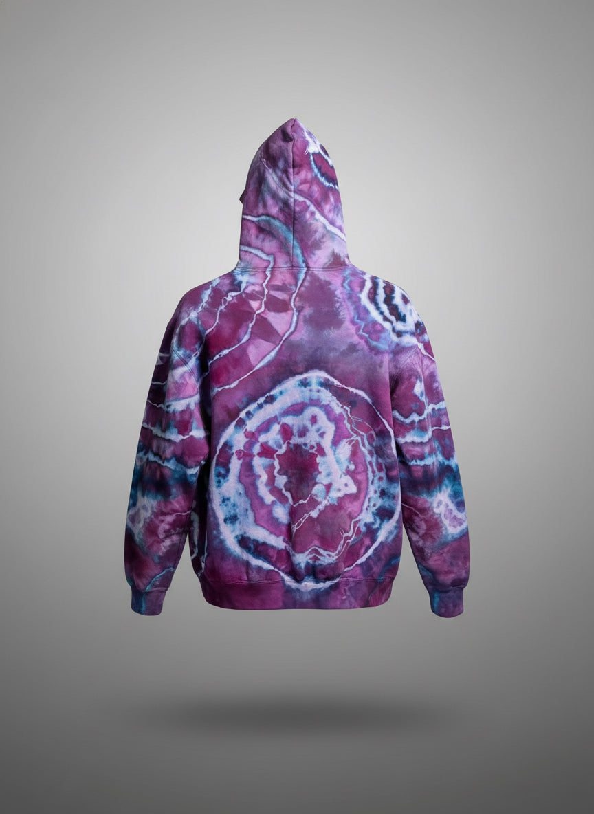 Geode Bloom — Large Comfort Colors Hoodie