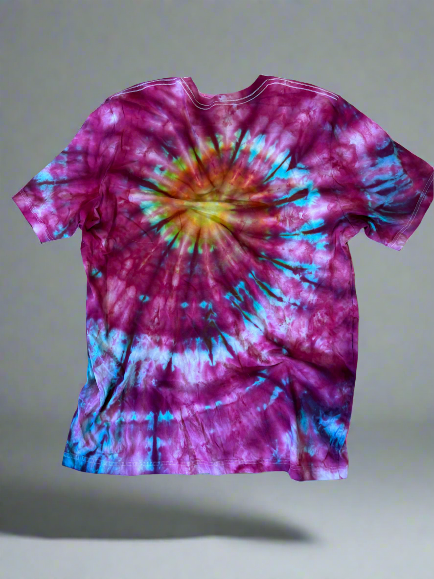 Golden Rose Tie-Dye T-Shirt – XL (Bella+Canvas 3001)