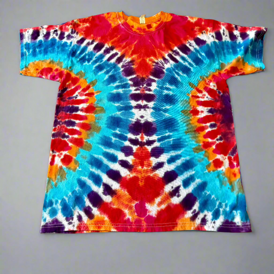 Mixed Results Tie Dye T-Shirt – [XL]