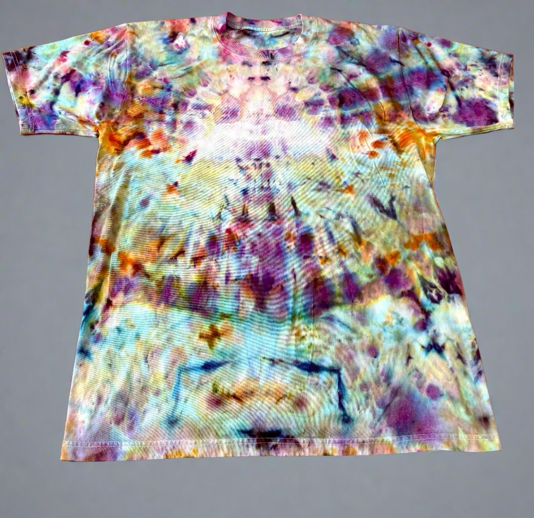 Mixed Results One-of-a-Kind Tie Dye T-Shirt –  [XL]