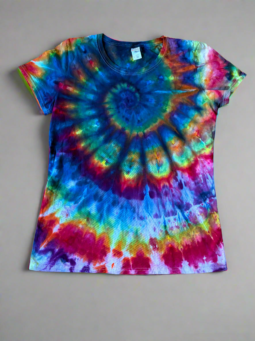 Mixed Results One-of-a-Kind Tie Dye T-Shirt – [Women’s L]