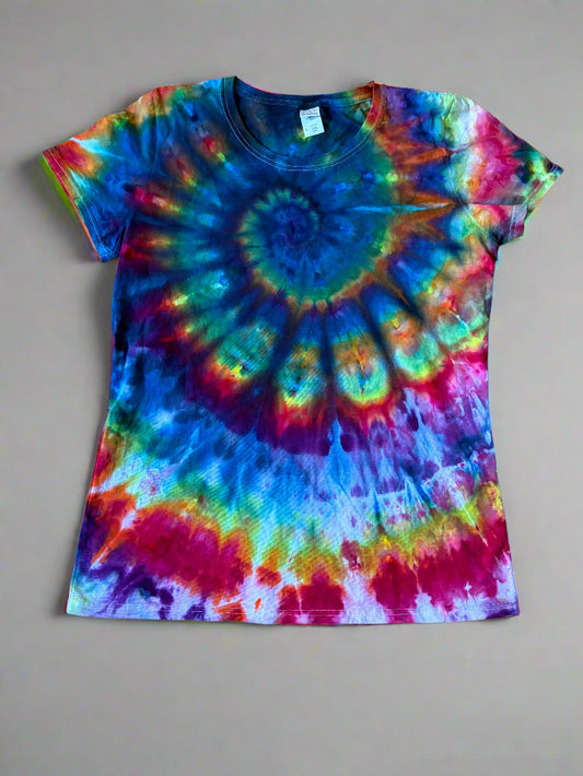 Mixed Results One-of-a-Kind Tie Dye T-Shirt – [Women’s L]